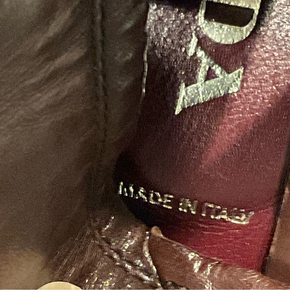 Prada Brown Leather Zip-Up Ankle Boots . Vero Cuoio Made in Italy size 37 1/2 - Picture 4 of 16